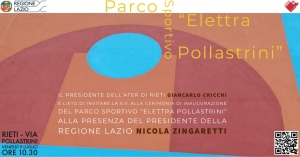 Invito Inaugurazione Parco Sportivo Pollastrini