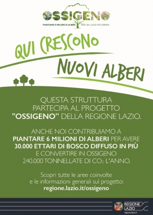 &quot;Ossigeno&quot;: anche l&#039;Ater di Rieti partecipa al progetto della Regione Lazio per la sostenibilità ambientale.