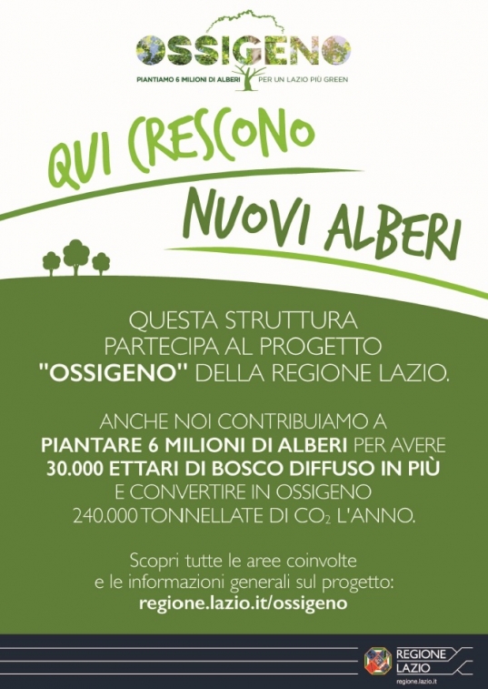&quot;Ossigeno&quot;: anche l&#039;Ater di Rieti partecipa al progetto della Regione Lazio per la sostenibilità ambientale.